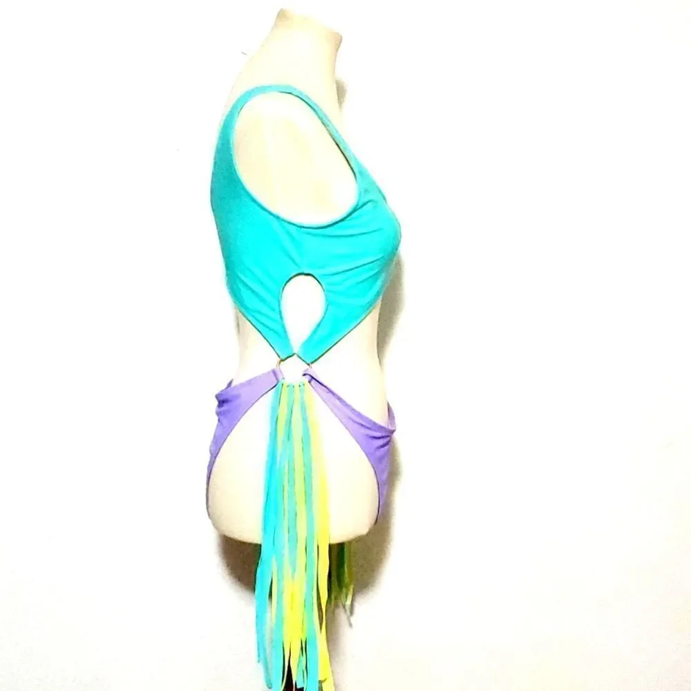 Sexy Monokini Cut Out One Piece Bikini  Size Large